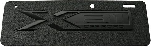 SSDD 2 قطعة X31 شعارات الطرق الوعرة ثلاثية الأبعاد لاستبدال شارة الهيكل الخلفي لـ 2019-2022 جي إم سي سييرا 1500 أصلية GM 84682662 (أسود) CH-X 31-2 in Kuwait