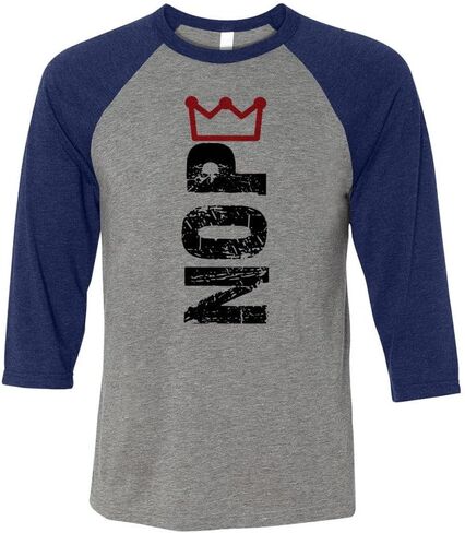 Nope No Kings Three-Quarter Raglan Sleeve Baseball Shirt Unisex in Saudi Arabia