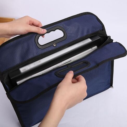 Briefcase Business Document Storage Bag Laptop Protection Handbag Material Organize Pouch Accessories in Saudi Arabia