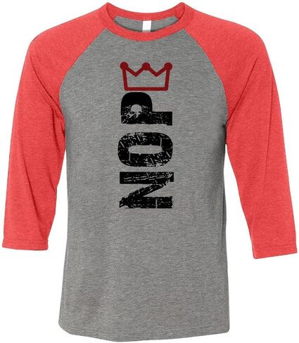 Nope No Kings Three-Quarter Raglan Sleeve Baseball Shirt Unisex in Saudi Arabia
