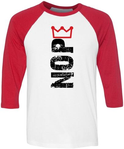 Nope No Kings Three-Quarter Raglan Sleeve Baseball Shirt Unisex in Saudi Arabia