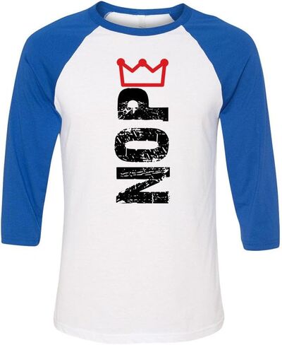 Nope No Kings Three-Quarter Raglan Sleeve Baseball Shirt Unisex in Saudi Arabia