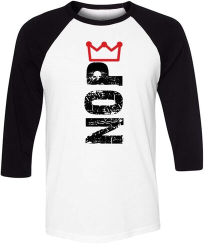 Nope No Kings Three-Quarter Raglan Sleeve Baseball Shirt Unisex in Saudi Arabia