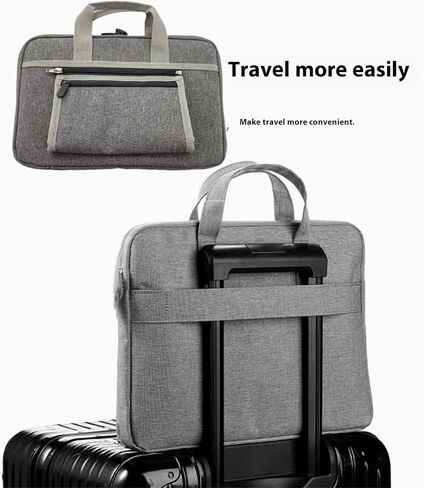 Portable Shockproof Laptop Bag Oxford Fabric Ergonomic Handle Lightweight Protective Case for Professionals Business Trip Lap in Kuwait