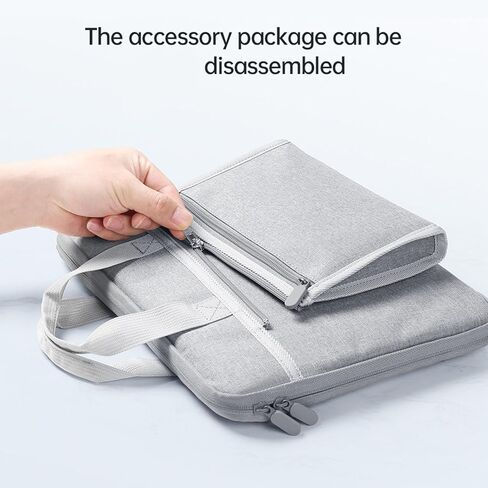 Portable Shockproof Laptop Bag Oxford Fabric Ergonomic Handle Lightweight Protective Case for Professionals Business Trip Lap in Kuwait