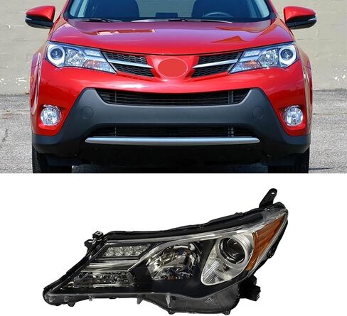 المصباح يصلح ل 2013 2014 2015 تويوتا Rav4 مصنع OE نمط العارض كشافات استبدال (الراكب الأيمن) RH 81110-0R042 RV140A02R in Kuwait