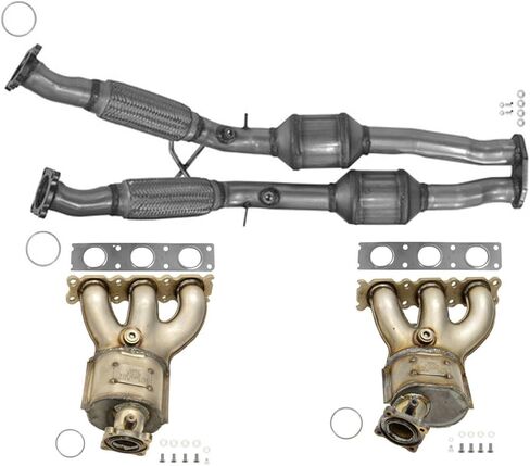 Front Left Right Lower Catalytic Converters Replacement Parts For Volvo XC90 3.2L 2007 2009 2010 in Saudi Arabia