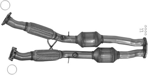 Front Left Right Lower Catalytic Converters Replacement Parts For Volvo XC90 3.2L 2007 2009 2010 in Saudi Arabia