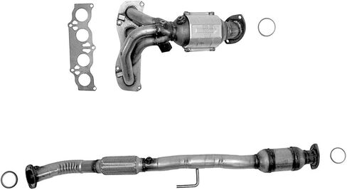 California CARB Approved Catalytic Converter Replacement Parts For Toyota Camry 2002-2007 2.4L in Saudi Arabia
