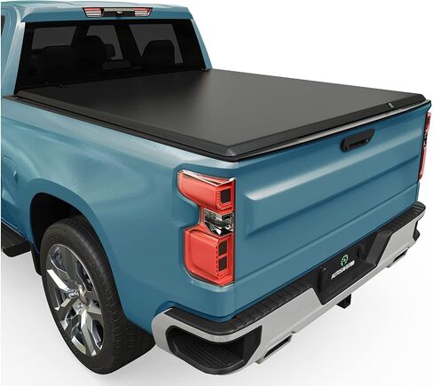 AUTOSAVER88 Soft Tri-fold Truck Bed Tonneau Cover Fit for 2019-2026 Chevy Silverado/GMC Sierra 1500 New Body Style 5.8ft Bed in Saudi Arabia