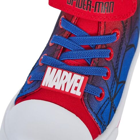 Boys Spiderman Canvas Hi Top Sneakers Kids Marvel Sports Shoes with Zip Plimsolls Pumps in Saudi Arabia