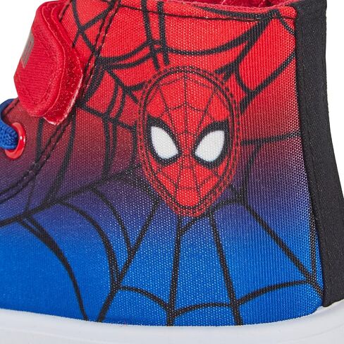 Boys Spiderman Canvas Hi Top Sneakers Kids Marvel Sports Shoes with Zip Plimsolls Pumps in Saudi Arabia