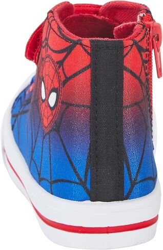 Boys Spiderman Canvas Hi Top Sneakers Kids Marvel Sports Shoes with Zip Plimsolls Pumps in Saudi Arabia