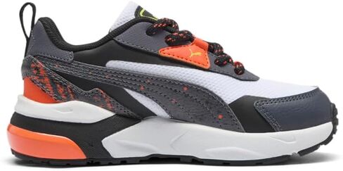 PUMA Kids Boys Vis2k Full Throttle Lace Up Sneakers Shoes Casual - Grey in Saudi Arabia