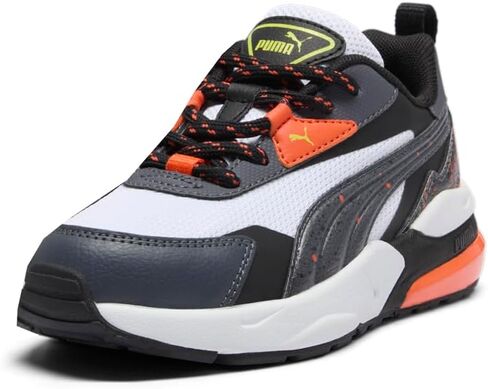 PUMA Kids Boys Vis2k Full Throttle Lace Up Sneakers Shoes Casual - Grey in Saudi Arabia