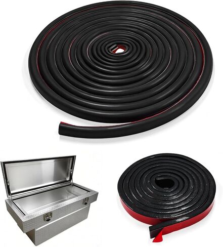 سدادة الطقس المزدوجة شديدة التحمل لصندوق أدوات الشاحنة، شريط ختم بطول 15 قدمًا وحشية مسطحة بطول 8 أقدام، مجموعة مطاطية ذاتية اللصق للكابينة، والباب، والمركبات الترفيهية، وصندوق الأدوات لمنع الماء والغبار والضوضاء in Kuwait