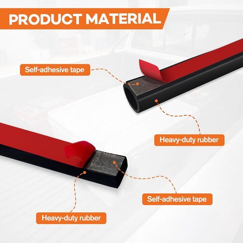 سدادة الطقس المزدوجة شديدة التحمل لصندوق أدوات الشاحنة، شريط ختم بطول 15 قدمًا وحشية مسطحة بطول 8 أقدام، مجموعة مطاطية ذاتية اللصق للكابينة، والباب، والمركبات الترفيهية، وصندوق الأدوات لمنع الماء والغبار والضوضاء in Kuwait