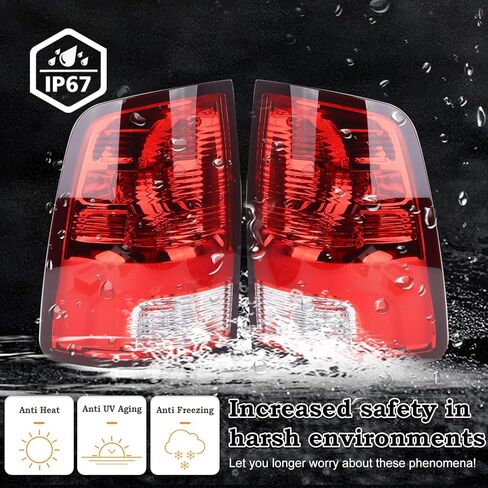 A Pair Halogen Tail Light Assembly Fit for 2009-2018 Dodge Ram 1500 2500 3500 Pickup Taillights Rear Light Left Driver and Right Passenger Side Rear Lamp W/Bulbs 55277415AD 55277414AE in Saudi Arabia