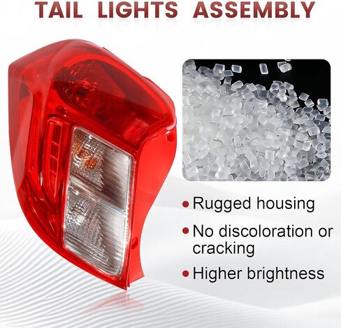Tail Lights Assembly Compatible with 2016-2022 Chevy Spark OE Style Left Driver Side Rear Light Taillights Replacement for 42607403 in Saudi Arabia