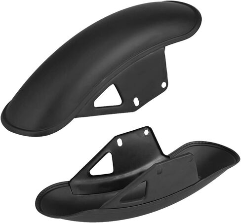 Universal Fit Motorcycle Front Mud Flap Guard Mudguard Fairing Cover for Mud and Water Splash Protection - Black in Saudi Arabia
