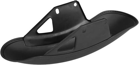Universal Fit Motorcycle Front Mud Flap Guard Mudguard Fairing Cover for Mud and Water Splash Protection - Black in Saudi Arabia