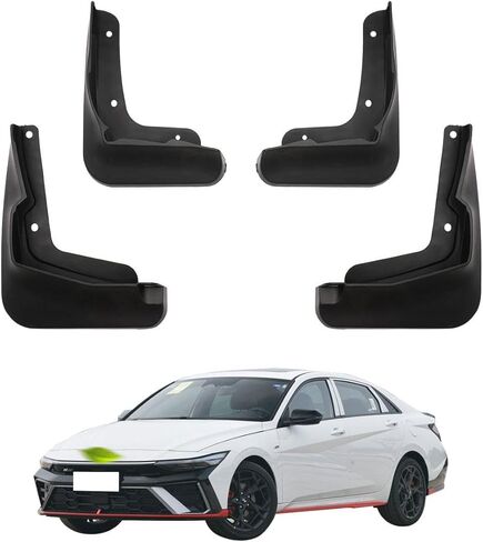 4PCS Car Mud Flaps Splash Guards Mudguards Car Mud Flaps Compatible with Hyundai Elantra 2023 2024 in Kuwait