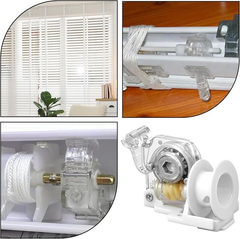 Vin Beauty Blind Tilt Mechanism Replacement Tilt Mechanism for Hexagonal Rod Horizontal Blinds with Transparent Thin Line and Curtain Accessories in Saudi Arabia