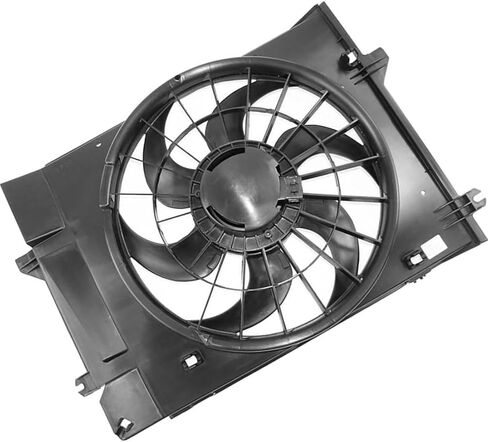 1 Pcs Dual Radiator and Condenser Fan Assembly fits Mercury Villager 1999 2000 2001 2002 fits Nissan Quest 1999 2000 2001 2002 in Saudi Arabia