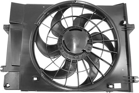 1 Pcs Dual Radiator and Condenser Fan Assembly fits Mercury Villager 1999 2000 2001 2002 fits Nissan Quest 1999 2000 2001 2002 in Saudi Arabia