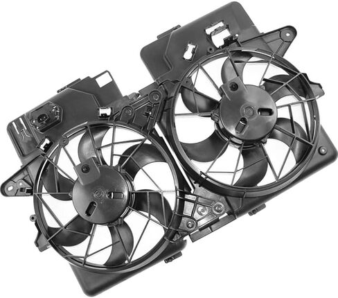 1 X Dual Radiator and Condenser Fan Assembly fits Ford Escape 2001 2002 2003 2004 fits Mazda Tribute 2001 2002 2003 2004 2005 2006 Replacement AJ0615025A, 2L8Z8C607GA in Kuwait