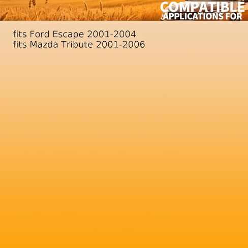 1 X Dual Radiator and Condenser Fan Assembly fits Ford Escape 2001 2002 2003 2004 fits Mazda Tribute 2001 2002 2003 2004 2005 2006 Replacement AJ0615025A, 2L8Z8C607GA in Kuwait