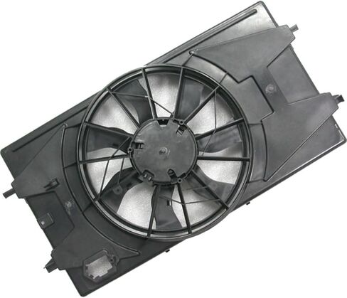 قطعة واحدة من مجموعة مروحة الرادياتير والمكثف المزدوج تناسب Saturn Ion 2005 2006 2007 in Saudi Arabia