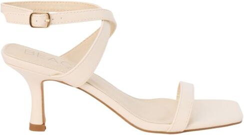 BEACH by Matisse Womens Breeze Ankle Strap Casual Sandals Casual High Heel 3" & Up - Brown in Saudi Arabia