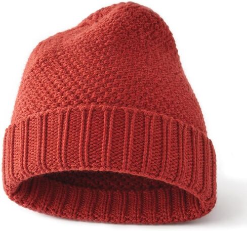 قبعة صغيرة للرجال والنساء قبعات الشتاء الدافئة 100% طفل الألبكة الأرز غرزة متماسكة مكبل قبعة قبعة للجنسين in Kuwait