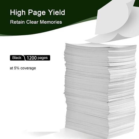 812XL Black Ink Cartridges Remanufactured for epson 812xl Ink cartridges Combo Pack Work with Work for WF-7840 WF-7820 WF-7310 EC-C7000 Printers(2 Black) in Kuwait