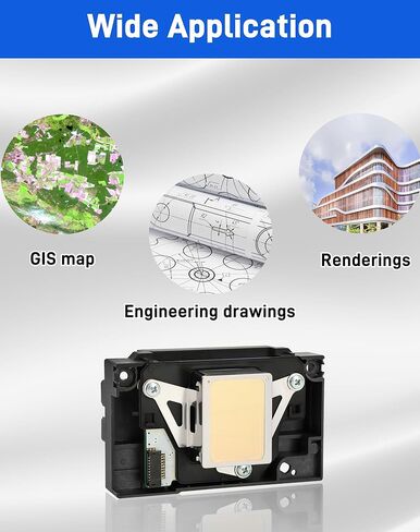 Ademon Upgrade L1800 DTF Printhead Replacement for L1800 DTF Printer, L1800 L1800D R1390 R1400 R1430 R1500W R260 R270 R330 DTF Printer, Easy Installation, Smooth Ink Flow & Anti-Clogging Nozzle in Kuwait
