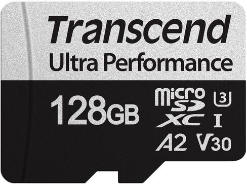 Transcend 256GB microSDXC 340S High Performance Memory Card UHS- I, U3, V30, A2, 4K, Full HD - TS256GUSD340S in Kuwait