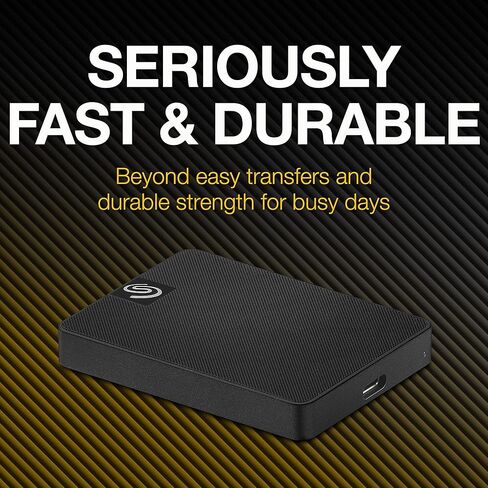 Seagate Expansion SSD 1TB External Solid State Drive – USB-C and USB 3.0 for PC, Laptop and Mac, with 3-Year Rescue Service (STLH1000400) in Saudi Arabia