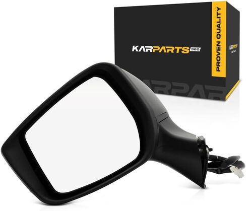 For Nissan Versa Note Door Mirror 2015 2016 2017 2018 2019 Passenger Side | Power | Prime Black | Replacement For NI1321264 | 96301-9MB0A in Saudi Arabia
