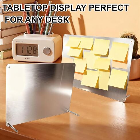 2Pack Magnetic Boards 12.6" x 8.6" Magnet Bulletin Board Magnet Display Suitable for Wall Cubicle Pre-Drilled with Screws in Kuwait