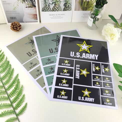 QQSD US Army Flag Sticker Decal in Multiple Sizes, 3 Pack, 11.7 x 8.3 Inches in Saudi Arabia