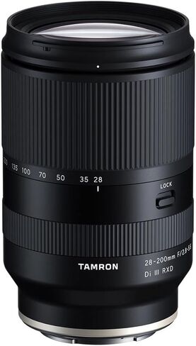 Tamron 28-200 F/2.8-5.6 Di III RXD for Sony Mirrorless Full Frame/APS-C E-Mount, Model Number: AFA071S700, Black in Kuwait