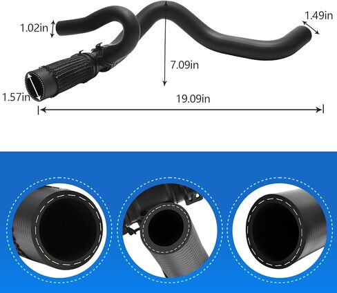 Radiator Coolant Hose Fits for 2012-2016 Dodge Dart 68092560AC in Saudi Arabia