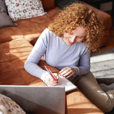 2Pcs Red Pen With Cheat Sheet, Retractable Paper Ball Point Pens For School Office Color Ballpoint Pens, Pens and Refills in Kuwait