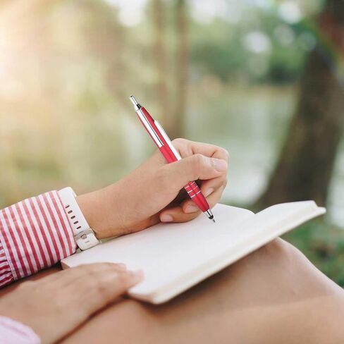 2Pcs Red Pen With Cheat Sheet, Retractable Paper Ball Point Pens For School Office Color Ballpoint Pens, Pens and Refills in Kuwait