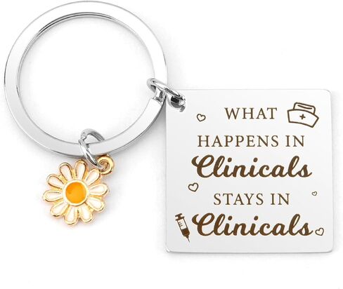 Clinical Gifts for Clinical Instructor Keychain Nurses Week Gifts Appreciation Thank You for Nursing Professor Teacher Nursing Clinical Instructor Gift Valentines Day Mothers Christmas Birthday Gift in Kuwait