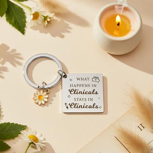 Clinical Gifts for Clinical Instructor Keychain Nurses Week Gifts Appreciation Thank You for Nursing Professor Teacher Nursing Clinical Instructor Gift Valentines Day Mothers Christmas Birthday Gift in Kuwait