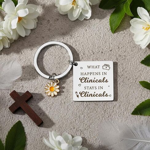 Clinical Gifts for Clinical Instructor Keychain Nurses Week Gifts Appreciation Thank You for Nursing Professor Teacher Nursing Clinical Instructor Gift Valentines Day Mothers Christmas Birthday Gift in Kuwait