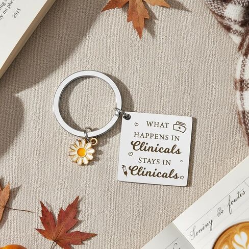 Clinical Gifts for Clinical Instructor Keychain Nurses Week Gifts Appreciation Thank You for Nursing Professor Teacher Nursing Clinical Instructor Gift Valentines Day Mothers Christmas Birthday Gift in Kuwait