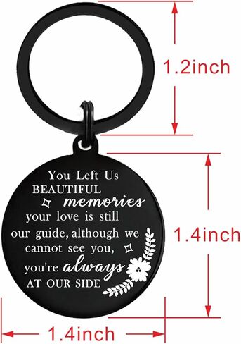 Resdink Brother Memorial Gifts, Sympathy Brother Bereavement Grief Keychain, in Remembrance of Sibling Deceased Present in Saudi Arabia